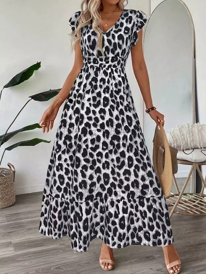 Ranika - Vestido Largo Sin Mangas Con Cuello En V