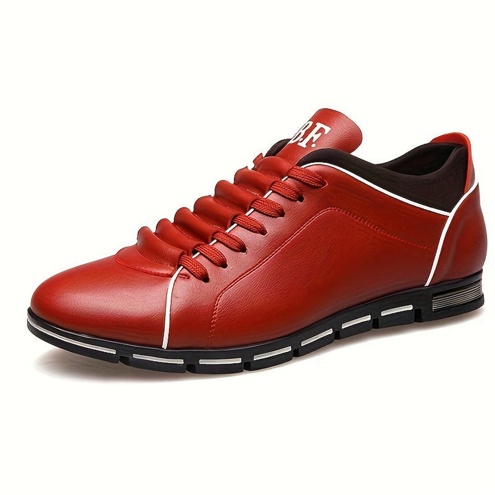 Ankan - Zapatillas De Cordones De Cuero