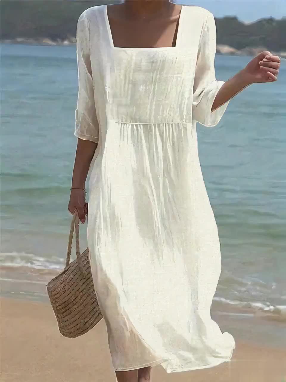 Odonnell - Vestido Informal De Lino