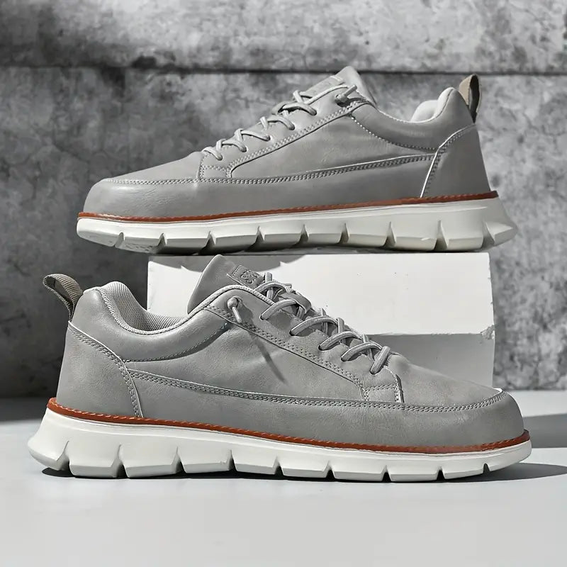 Dewey - Zapatillas De Cuero Transpirables