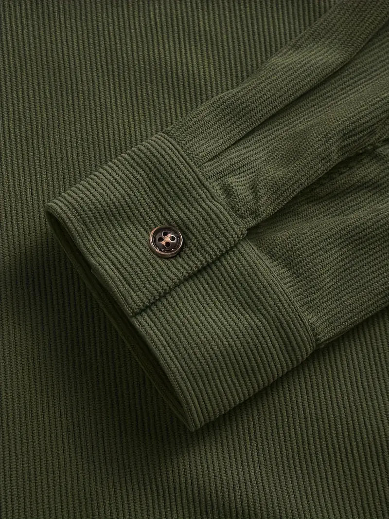 Rickey - Camisa Informal De Pana Con Botones