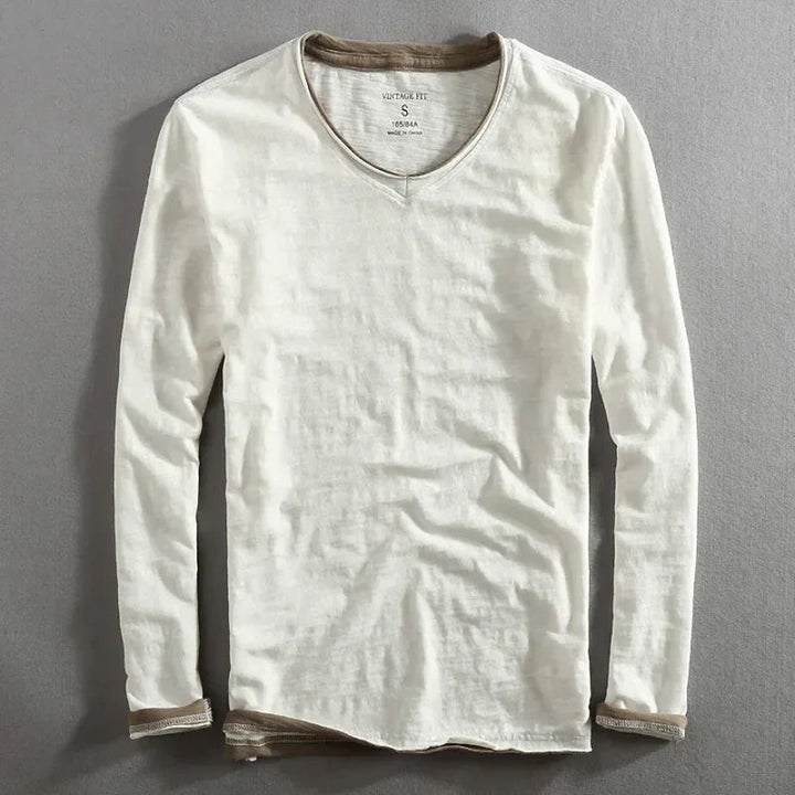 Roderick - Camisa De Manga Larga De Algodón