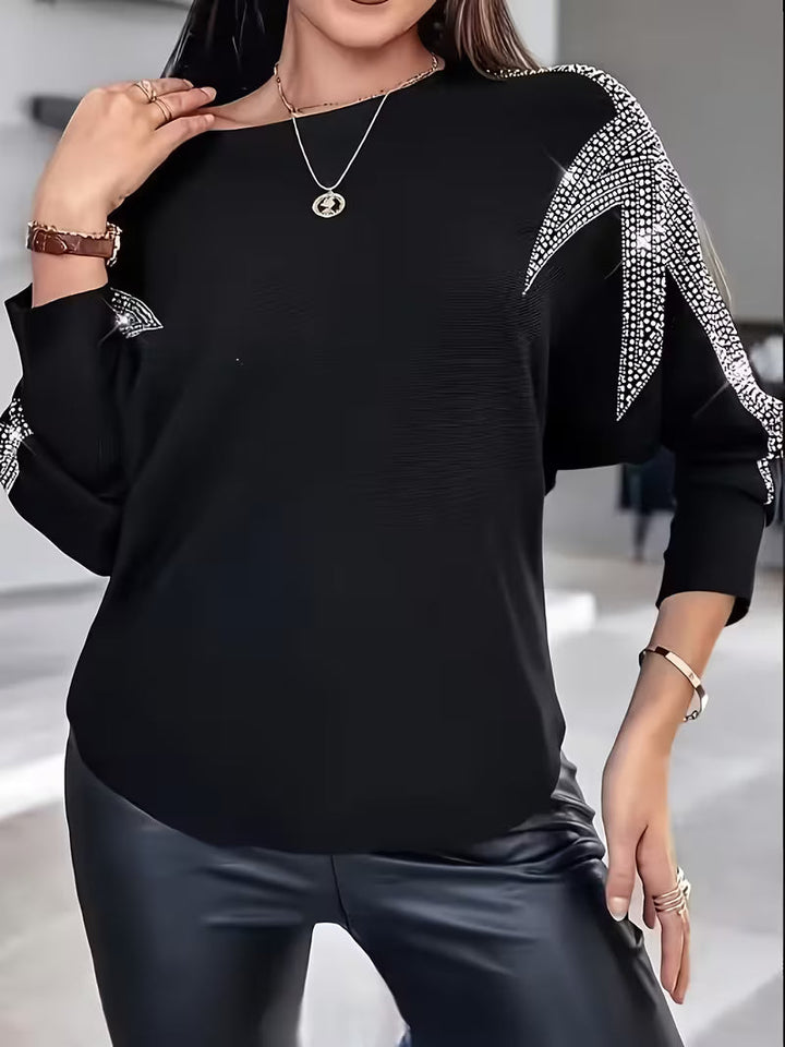 Bernardino - Elegante Jersey de Manga Larga Con Estampado de Estrellas
