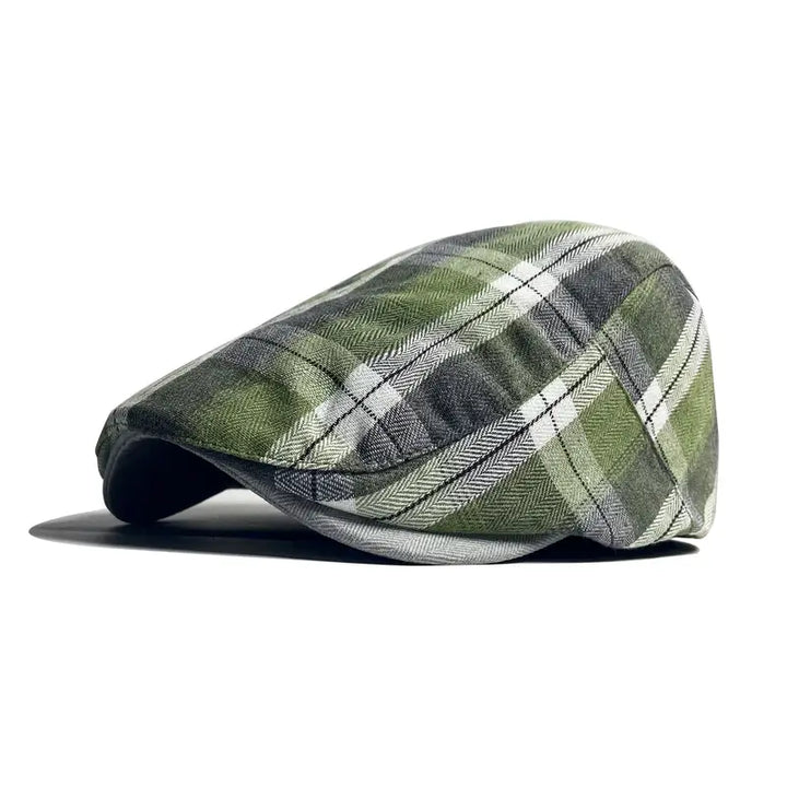 Velimir - Gorra Boina Elegante a Cuadros