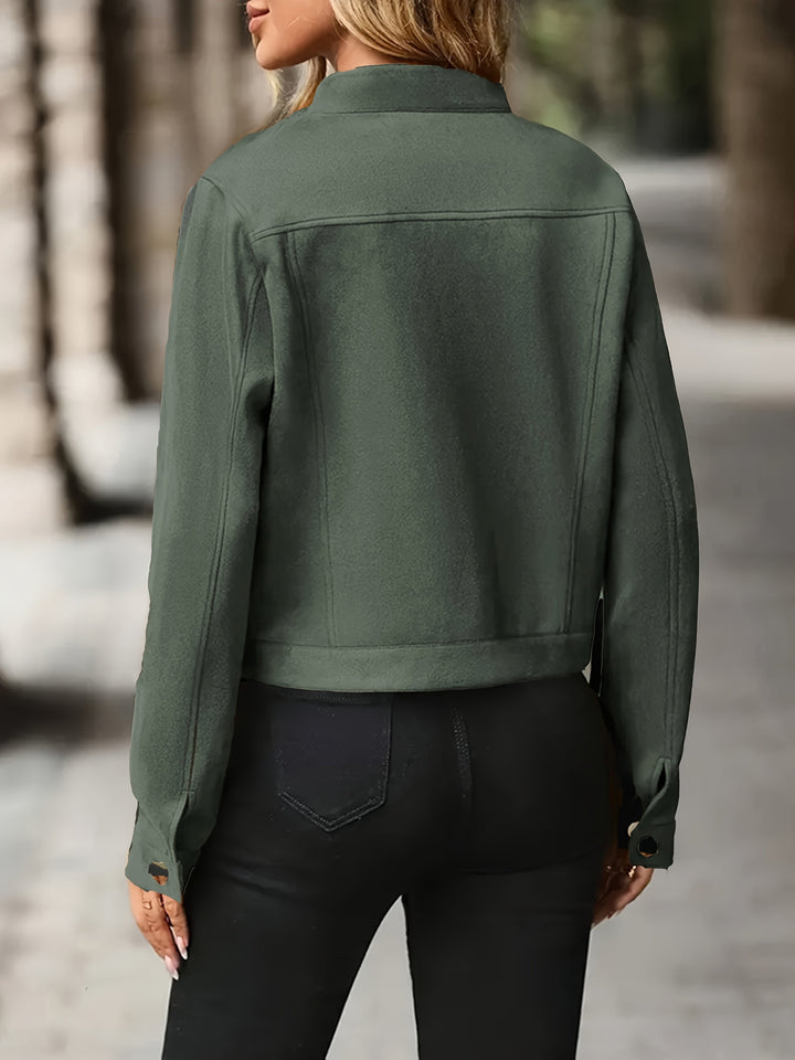 Slavica - Chaqueta Vintage De Manga Larga Con Botones Frontales