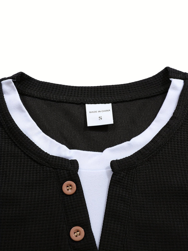 Wladimir - Polo De Manga Larga Con Botones y Bolsillo
