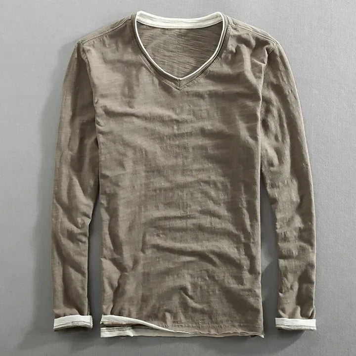 Roderick - Camisa De Manga Larga De Algodón
