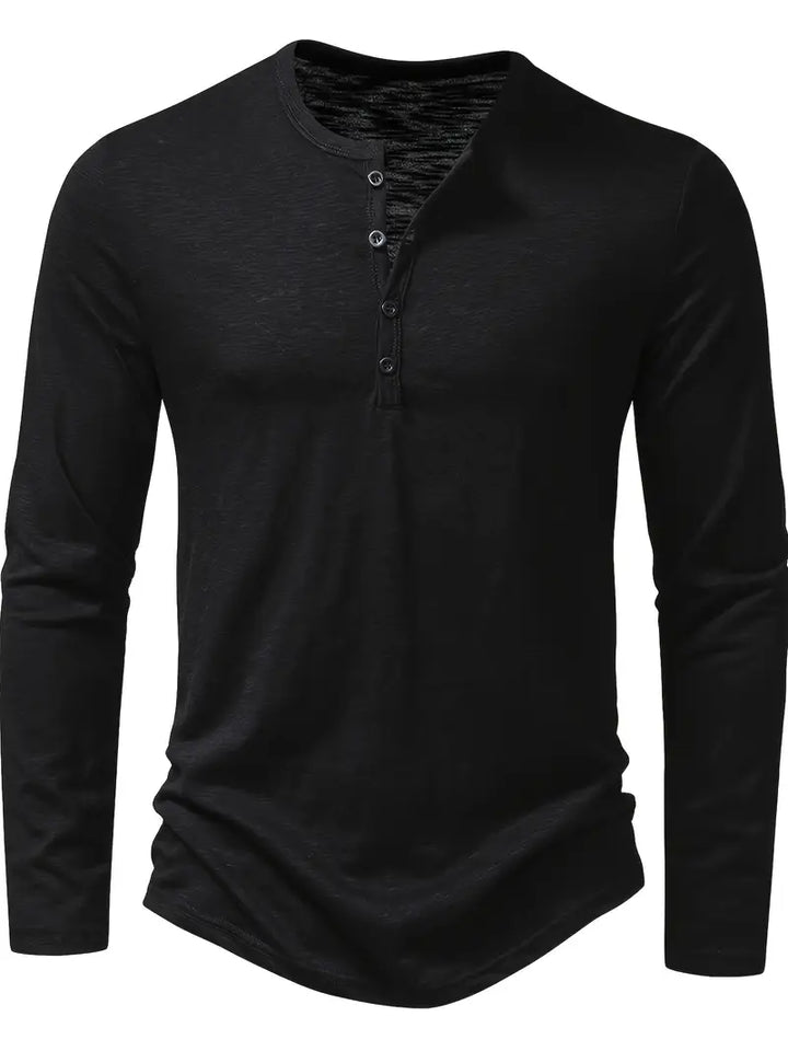 Wyatt - Elegante Camisa De Manga Larga