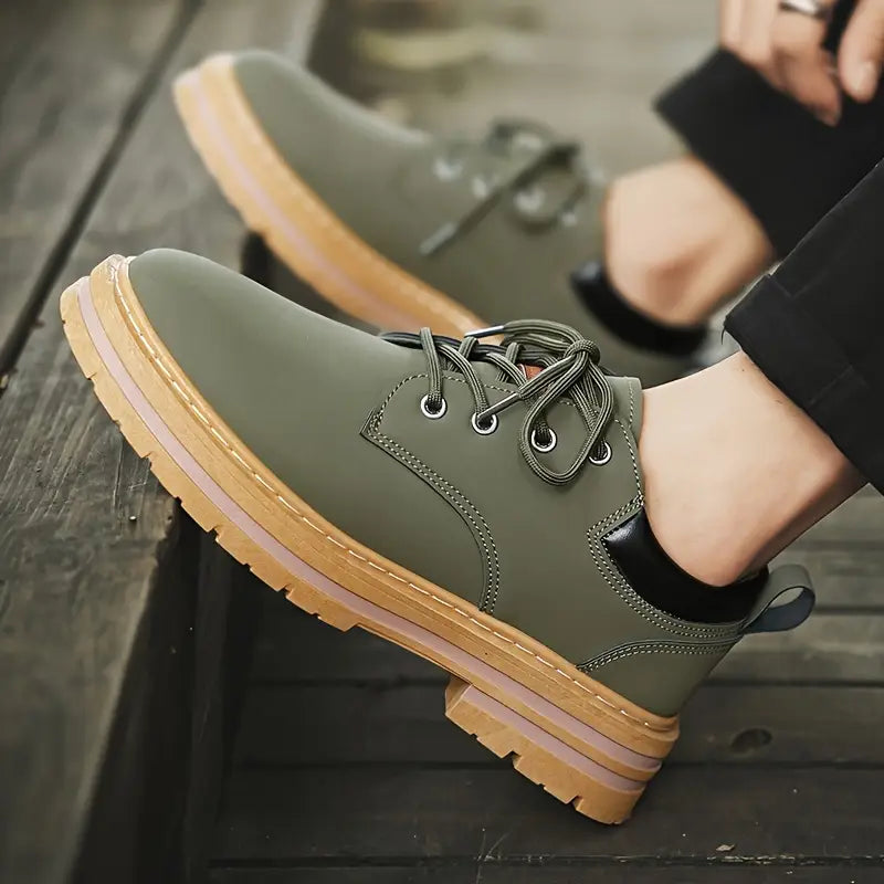 Trevino - Zapatos Clásicos Con Cordones y Puntera Redondeada