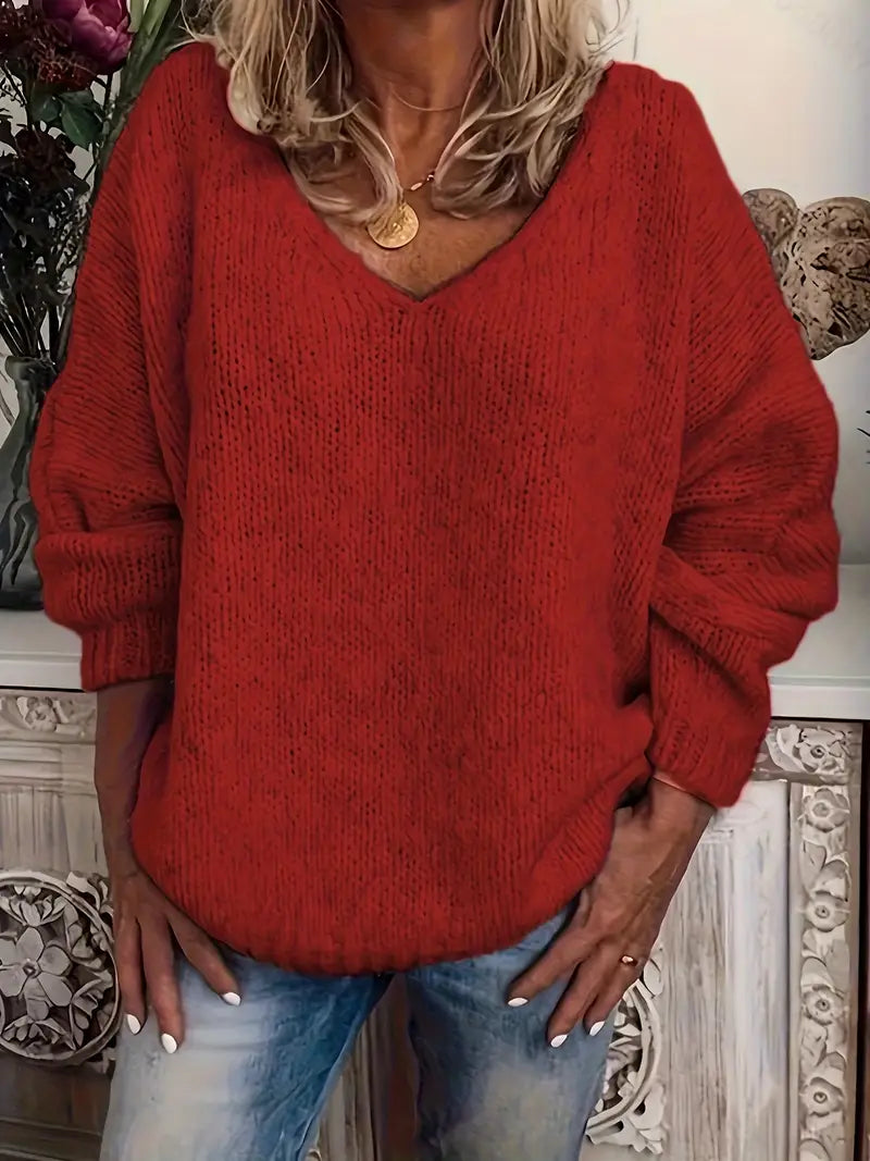 Schmidt - Jersey Informal De Manga Larga Con Cuello En V