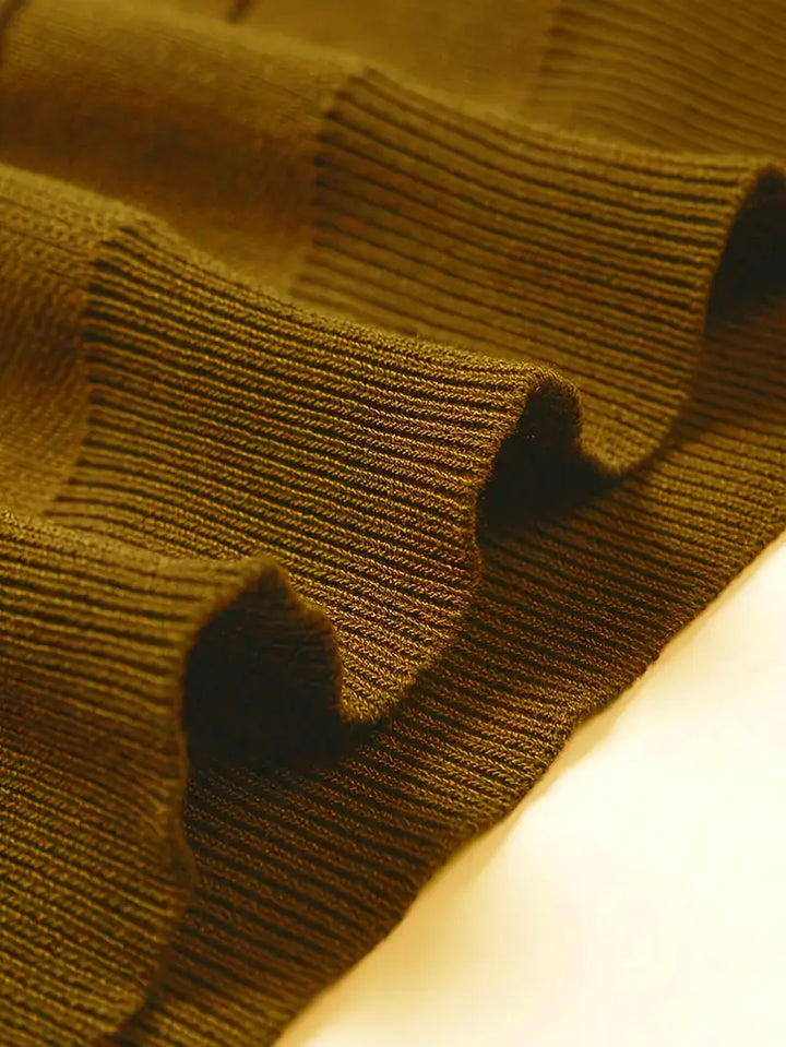 Nunzio - Cómodo Jersey De Cuello Alto De Punto