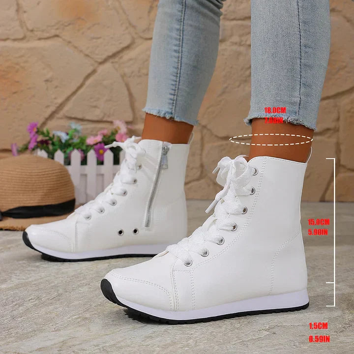 Theofani - Botines Con Cremallera Transpirables