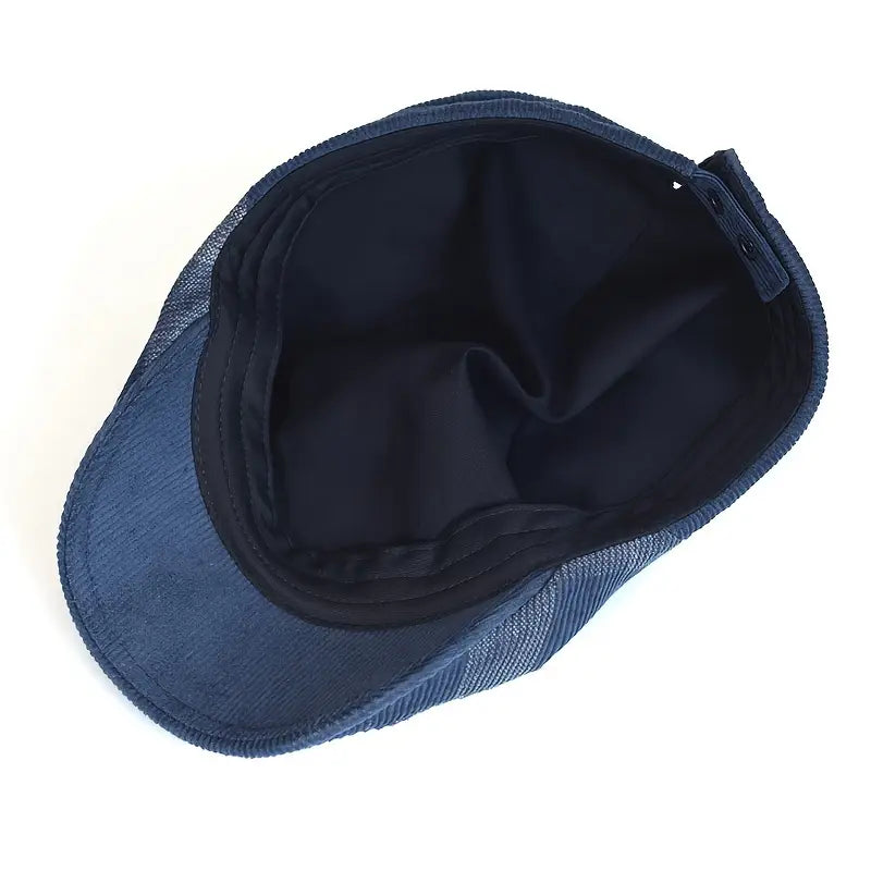 Enriko - Gorra Boina Vintage de Algodón a Cuadros