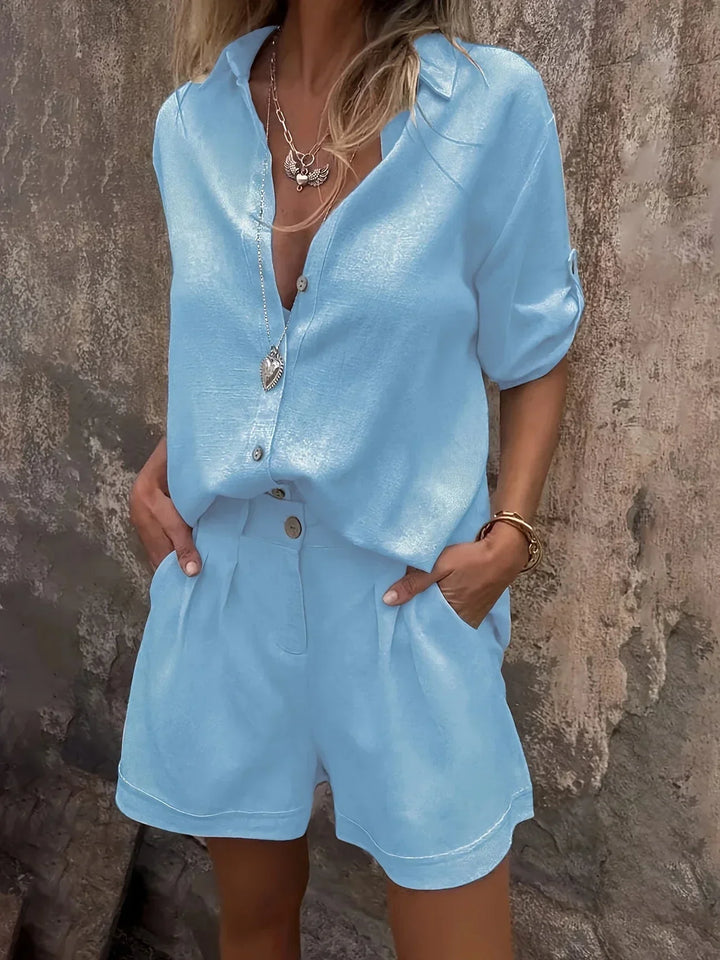 Arampatzi - Elegante Conjunto De Dos Piezas Para el Verano