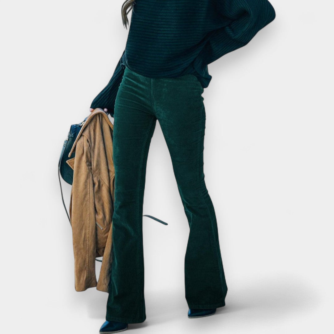 Meryn - Pantalón Acampanado De Pana