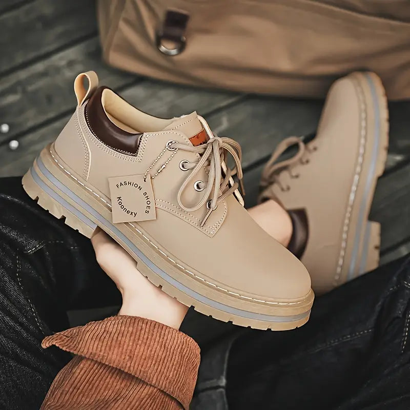 Trevino - Zapatos Clásicos Con Cordones y Puntera Redondeada