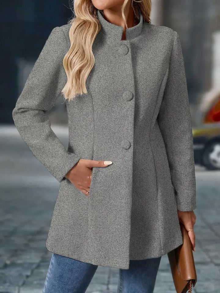 Enrietta - Blazer Elegante De Botonadura Sencilla