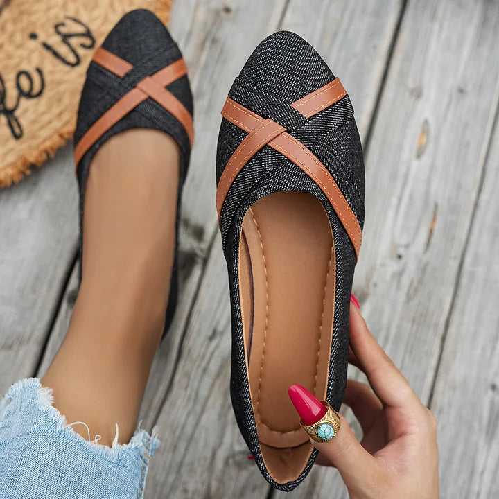 Shakina - Cómodos Zapatos Con Tiras Cruzadas