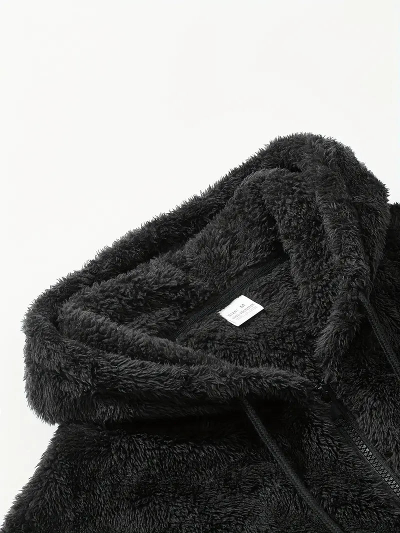 Ushakov - Sudadera Con Capucha y Cremallera Manga Larga Estilo Informal