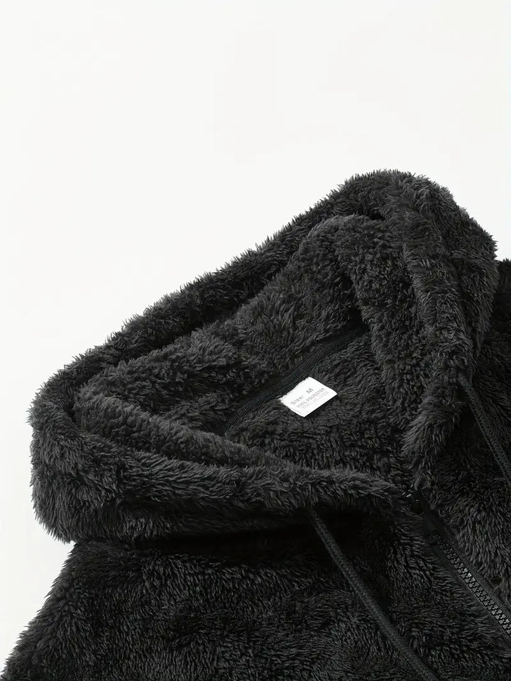 Ushakov - Sudadera Con Capucha y Cremallera Manga Larga Estilo Informal