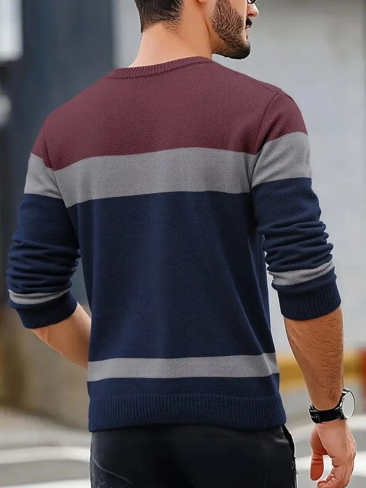 Watkins - Jersey De Manga Larga Informal De Punto