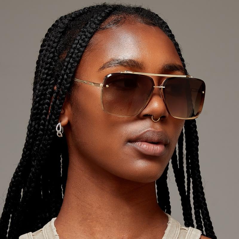 RayForge - Gafas De Sol Retro Con Degradado Protección UV400