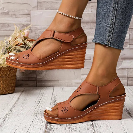 Setia - Cómodas Sandalias Con Cuña