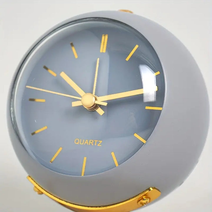 NordAura - Reloj De Escritorio Silencioso De Inspiración Nórdica Para La Decoración Del Hogar