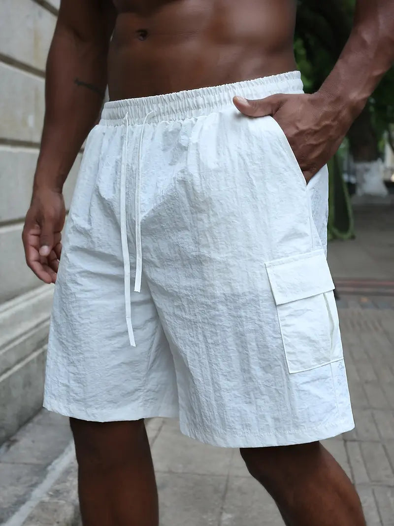 Titov - Pantalones Cortos Elásticos Transpirables