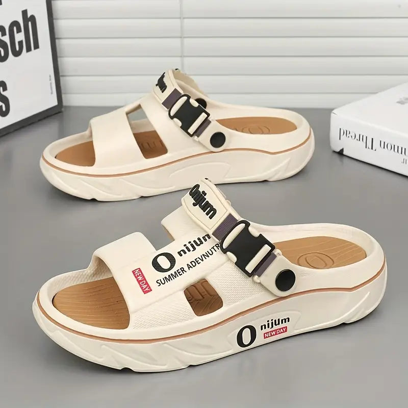 Stelios - Sandalias Informales De Verano Para Exterior