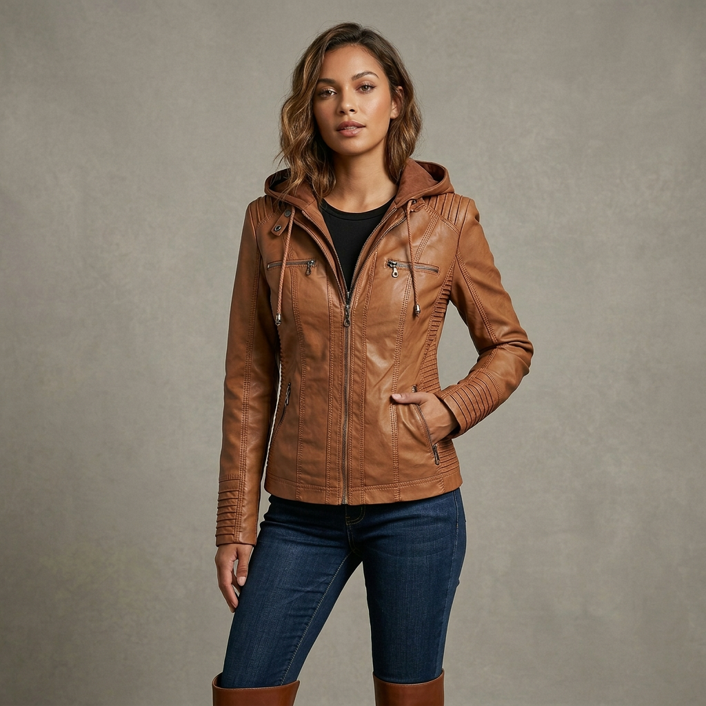 Neleena - Chaqueta De Primavera Con Cremallera