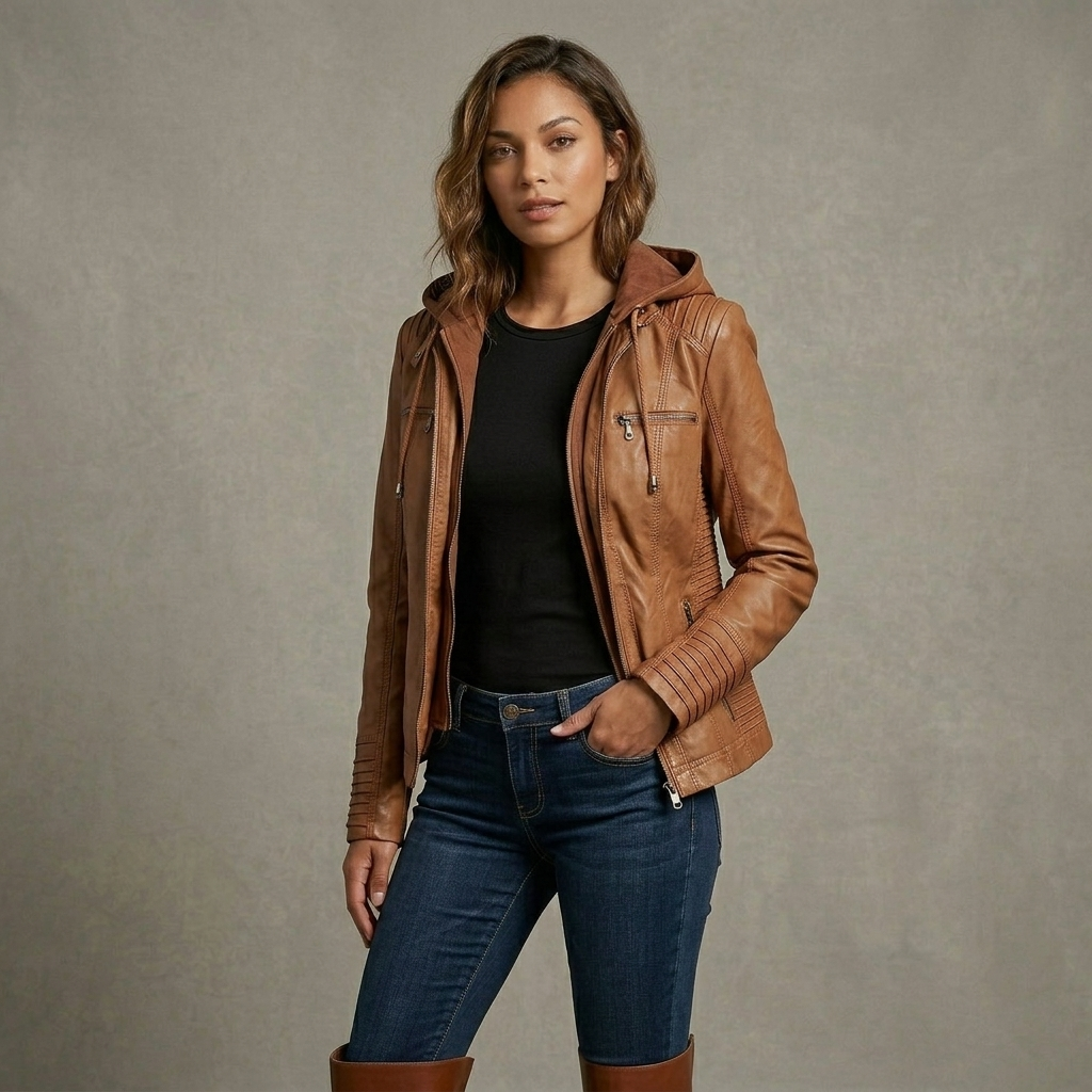Neleena - Chaqueta De Primavera Con Cremallera