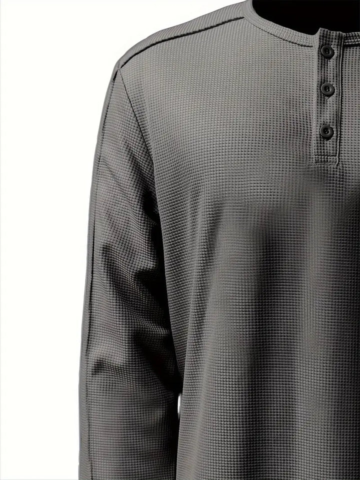 Pablo - Camisa Informal De Manga Larga De Punto