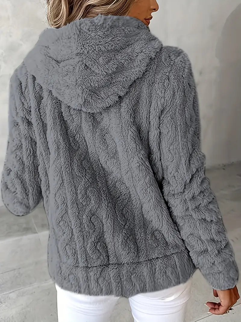 Ganka - Sudadera Con Capucha y Cremallera De Manga Larga