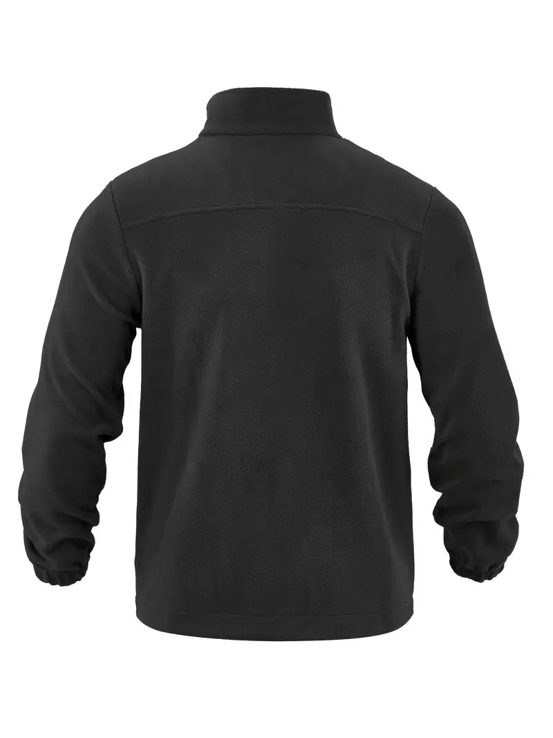 Barron - Chaqueta Informal De Forro Polar Con Cremallera y Bolsillo