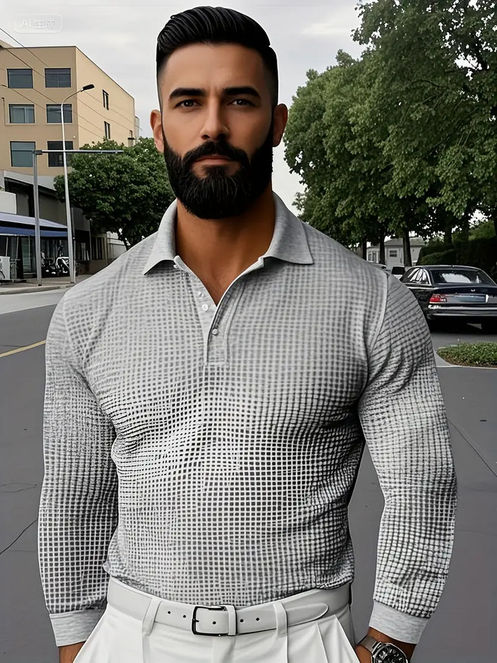 Ellsworth - Camisa De Manga Larga Con Cuello