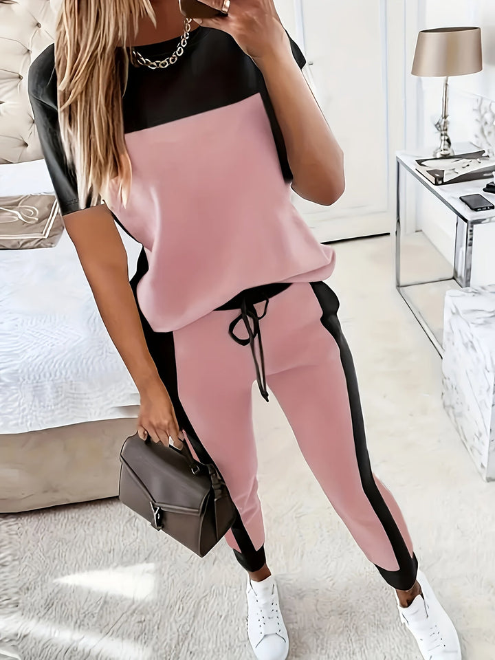 Gerdina - Conjunto De Dos Piezas Con Camisa De Manga Corta