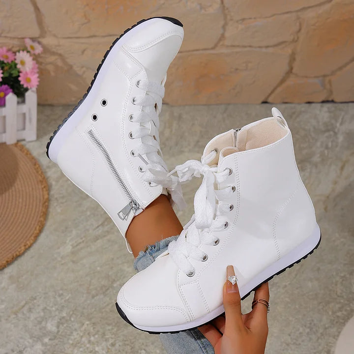 Theofani - Botines Con Cremallera Transpirables