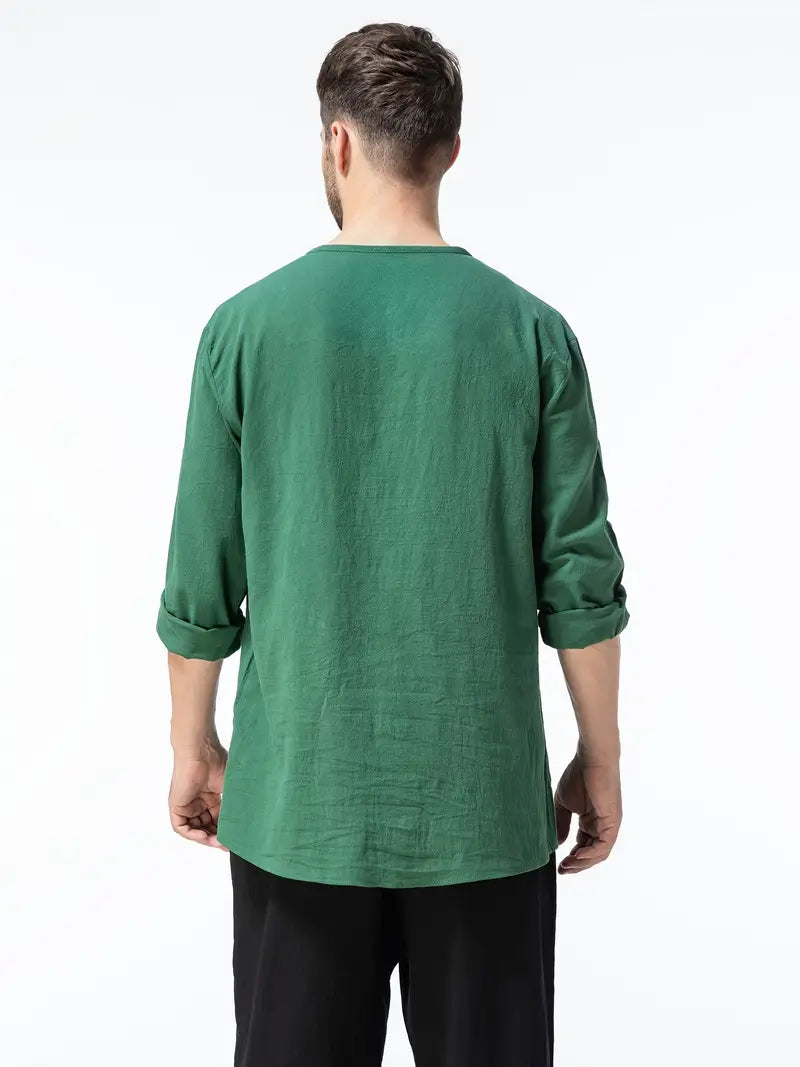 Pawel - Algodón Camisa De Manga Larga De