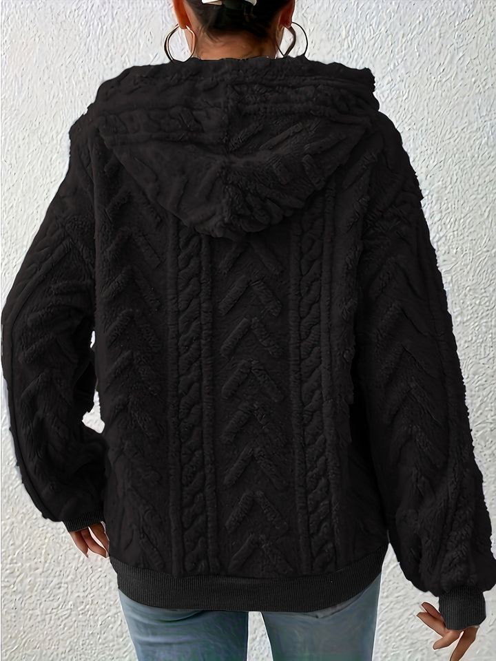 Andrine - Manga Larga Con Capucha Chaqueta