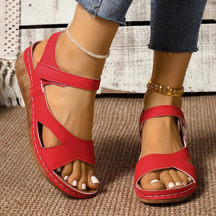 Navina - Sandalias Ortopédicas Con Cuña