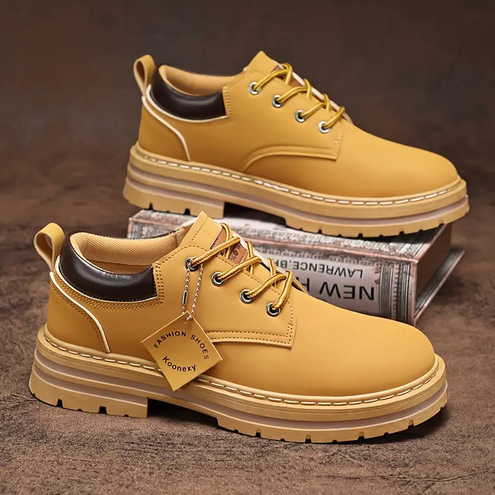 Trevino - Zapatos Clásicos Con Cordones y Puntera Redondeada