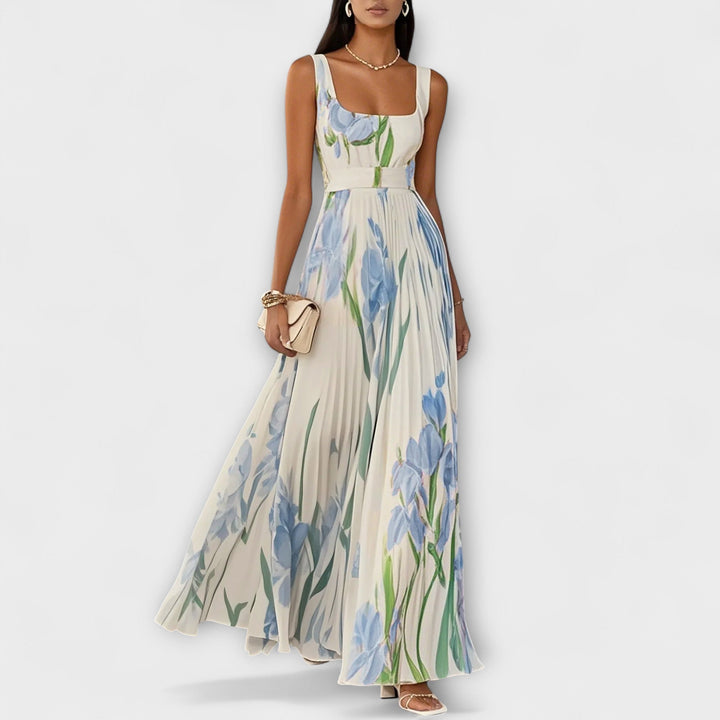 Tressa - Elegante Vestido Sin Mangas Con Estampado Floral