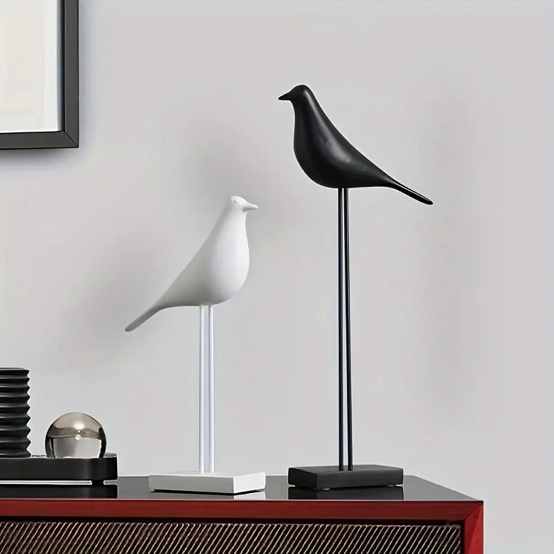 PerchForm - Esculturas Decorativas Minimalistas De Pájaros Con Soporte
