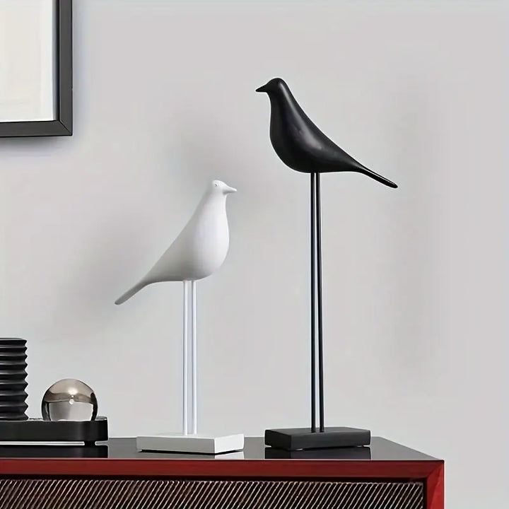 PerchForm - Esculturas Decorativas Minimalistas De Pájaros Con Soporte