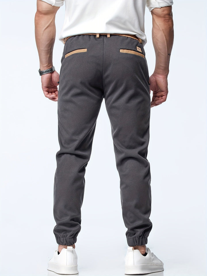 Timothy - Casuales Tobillo Pantalones Con Elástico Cintura