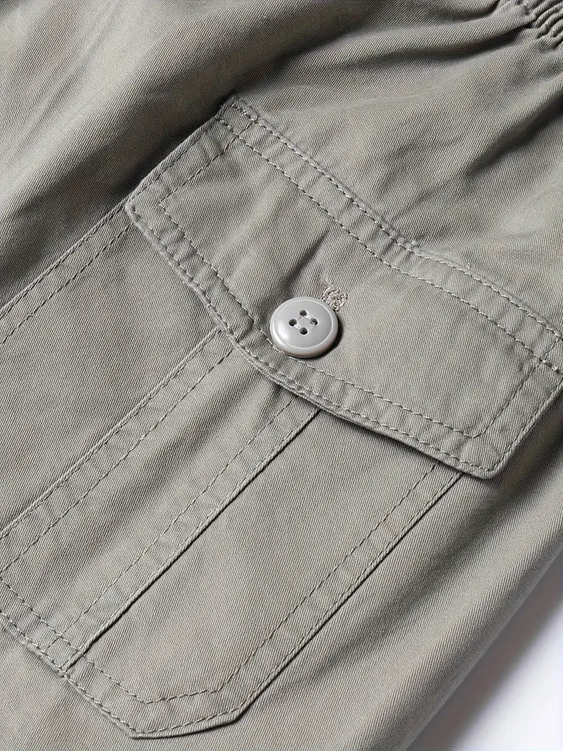 Theodore - Pantalones Cortos Cargo De Algodón Transpirable