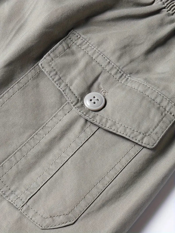 Theodore - Pantalones Cortos Cargo De Algodón Transpirable