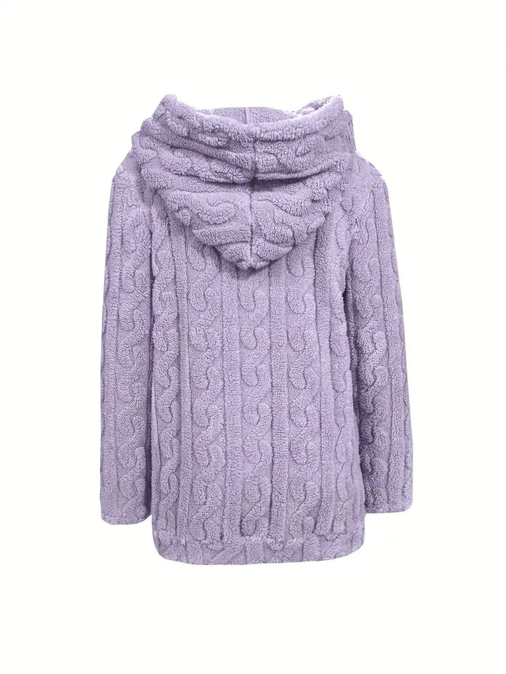 Ganka - Sudadera Con Capucha y Cremallera De Manga Larga