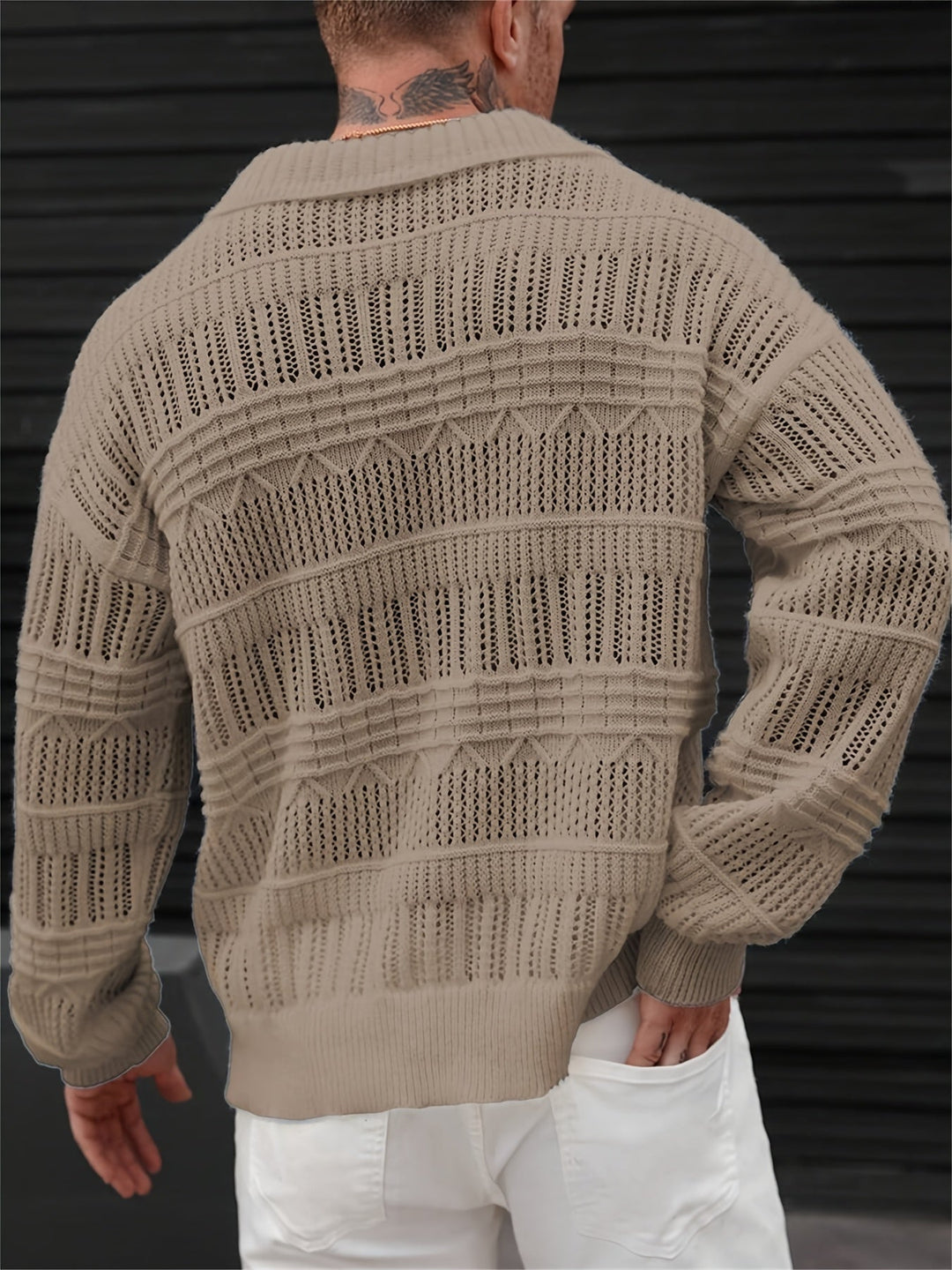 Wesley - Jersey De Manga Larga Con Diseño Recortado